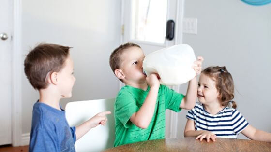 Best Time to Drink. Milk with dates