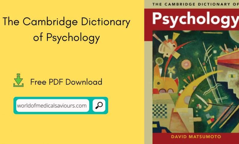 The Cambridge Dictionary of Psychology